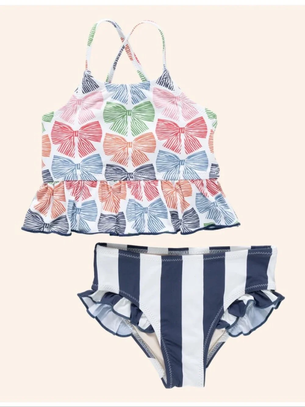 Pink Chicken Girls Joy Tankini- 5Y